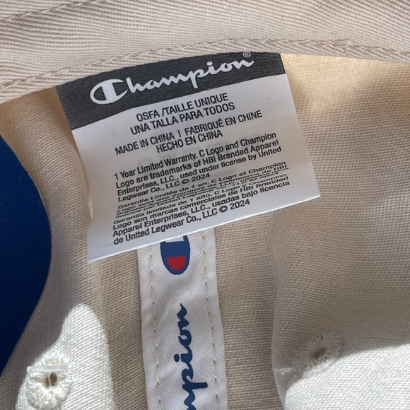 CHAMPION Running Cap In Cream Unisex - Picture 11 of 12